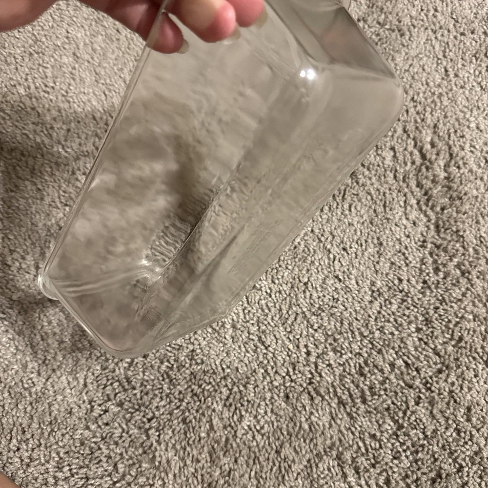 Vintage PYREX (all Caps) #213 Clear Glass Loaf Pan 1.5Qt 8.5x5x3" Bright & Clear - Picture 5 of 9